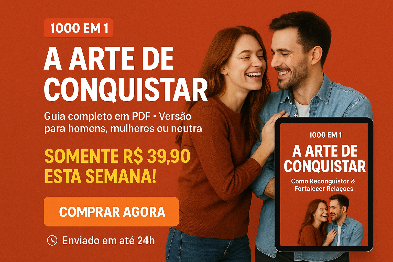 1000 em 1 - A Arte de Conquistar - Guia completo em PDF por R$ 39,90